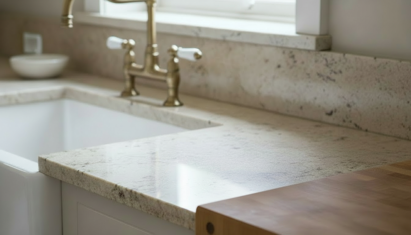 Classic style kitchen worktop